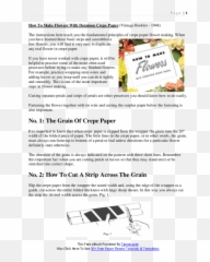 Crinkled Paper Png - Pdf Make Crepe Paper Flowers Make Crepe Paper Flowers,Paper Flower Png