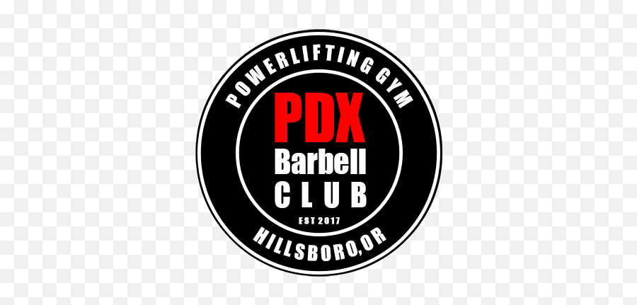 Pdx Barbell Club - Northwest School Jackson Mi Png,Barbell Logo