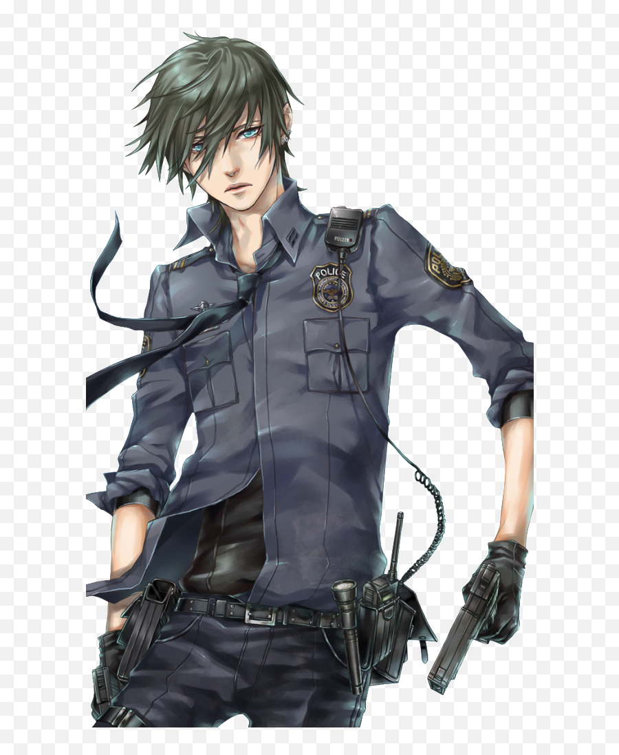 Police Officer Anime Png Image With No - Anime Police Male Officer,Police Png
