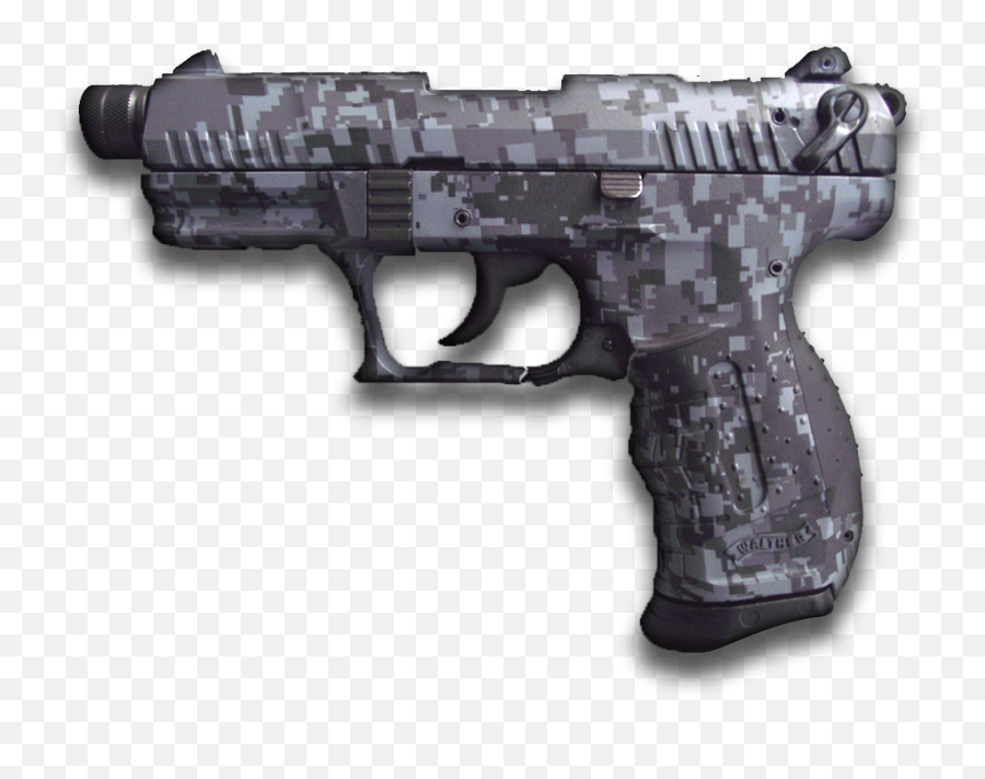 Urban Digital Camo Hydro Dipped - Digital Camo Hydro Dip Png,Pistol Png