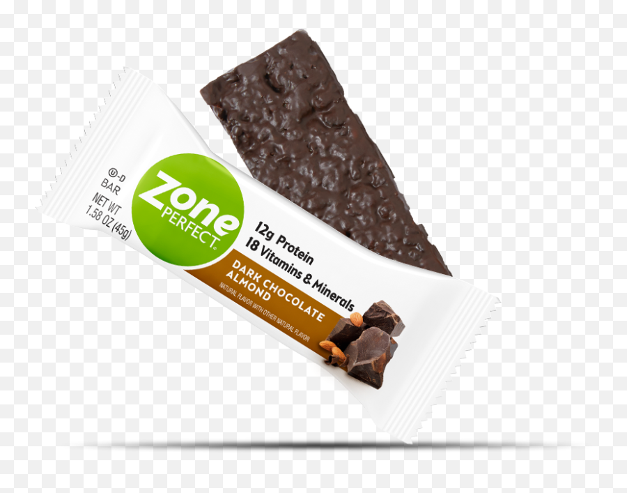 Zoneperfect Classic Bar - Zoneperfect Dark Chocolate Almond Protein Bars Png,Chocolate Bar Transparent