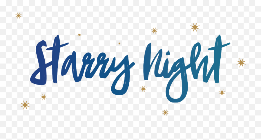 Download Winter Night Png - Calligraphy,Starry Night Png