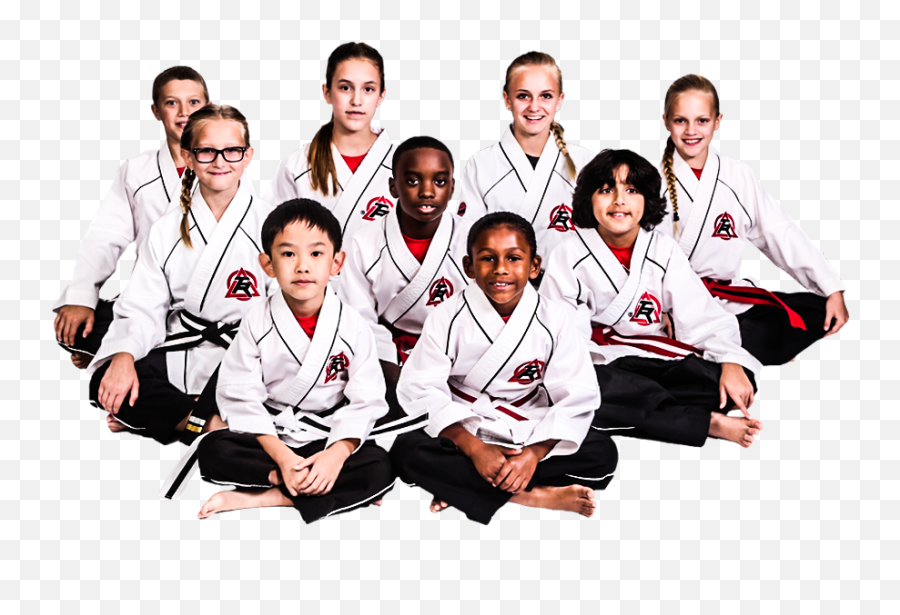 Download Tiger Rock Martial Arts Kids Sitting - Karate Dobok Png,Karate Png