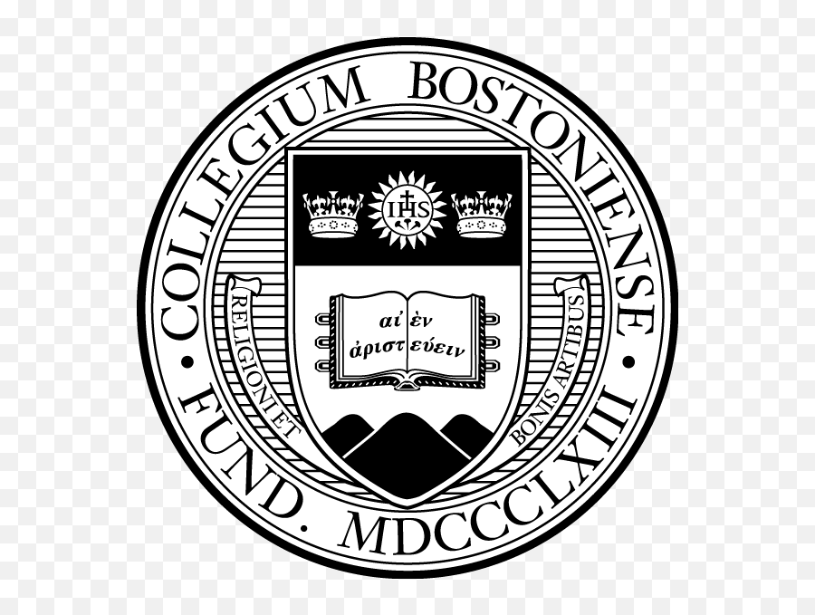 Graphic Identity System - Boston College Seal Black And White Png,Boston College Logo Png