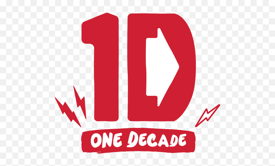 One Decade Live 1d 10 Years Logo Png Free Transparent Png Images Pngaaa Com