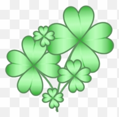 Vector Clover St Patricks Transparent - Four Leaf Clovers Clipart Png,Shamrock Clipart Png