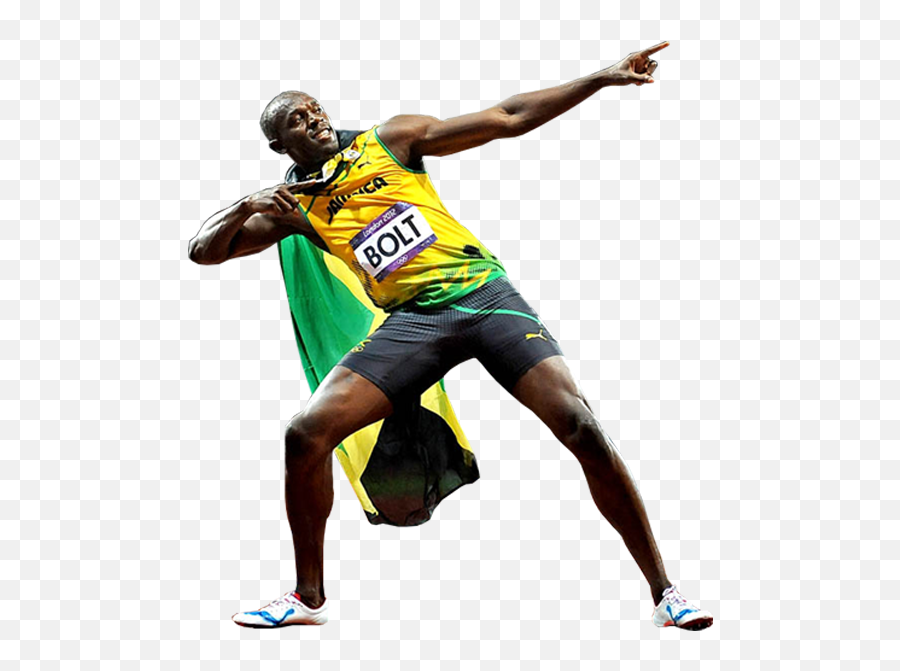 Usain Bolts Speed Coach - Usain Bolt Best Pose Png,Usain Bolt Png