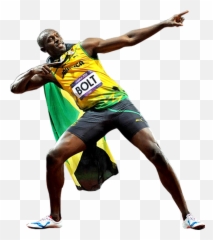 Usain Bolts Speed Coach - Usain Bolt Best Pose Png,Usain Bolt Png