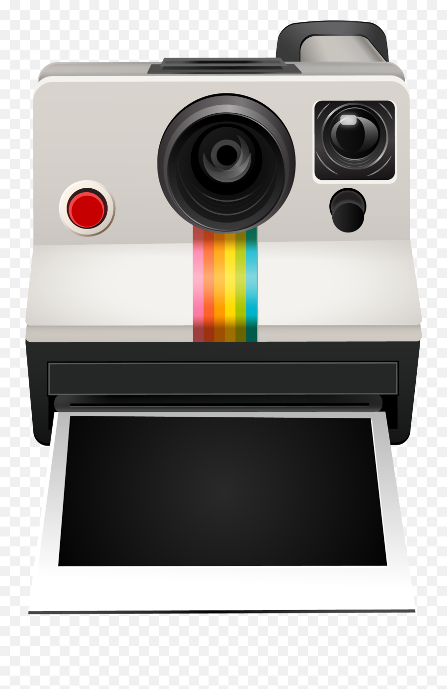 Download Tumblr Polaroid Camera Png - Camera With Photo Coming Out,Camera Film Png