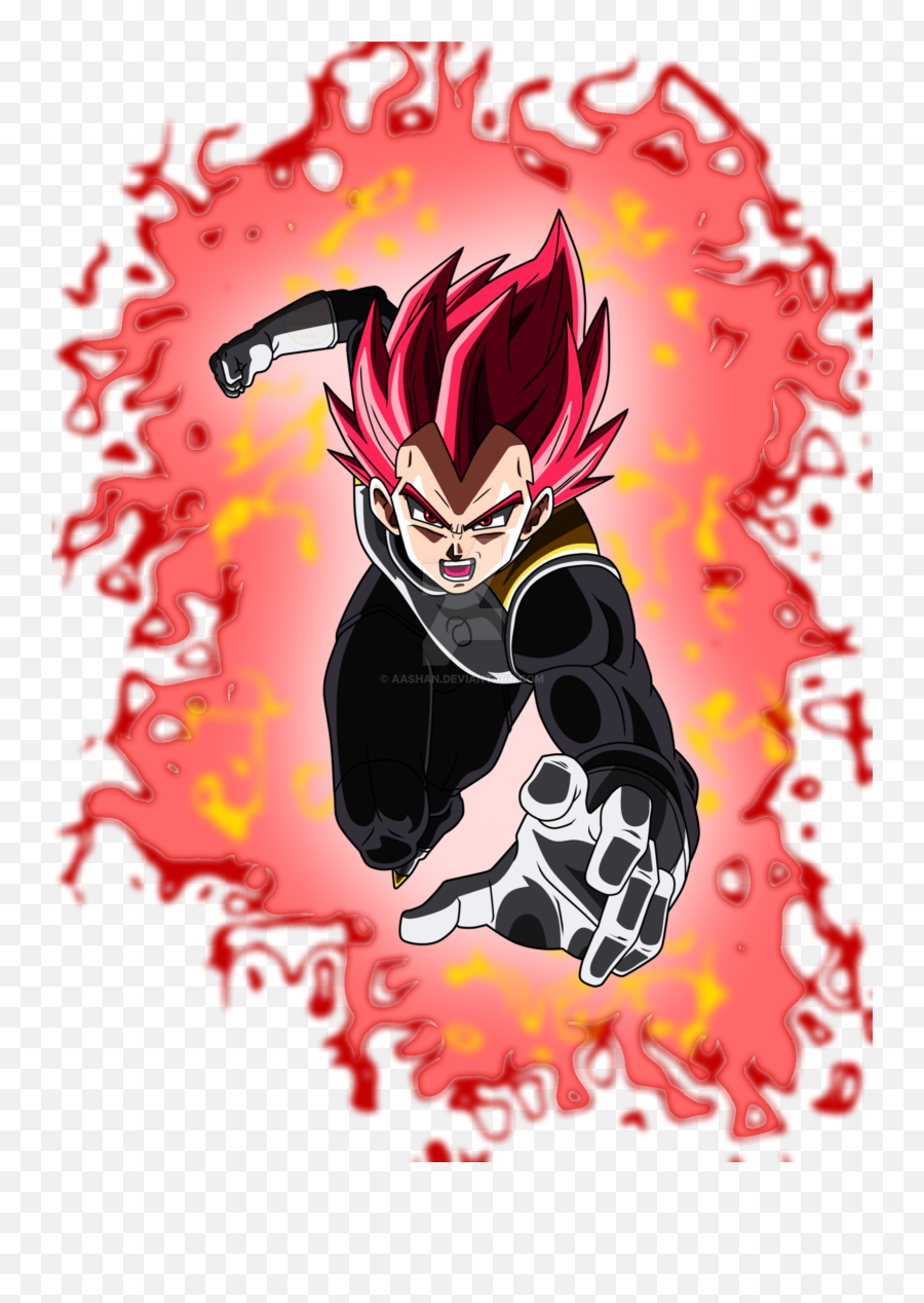 Vegeta Super Saiyan Red Png Image - Dragon Ball Super Broly Vegeta Super Saiyan Aura,Super Saiyan Aura Transparent