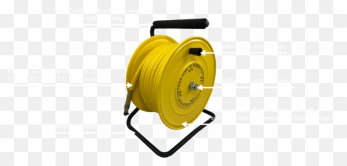 Heavy Duty Hose Reel Power Port - Garden Hose Storage Png,Hose Png