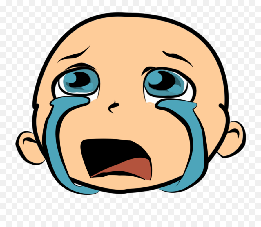 Crying Baby As A Picture For Clipart - Sad Baby Face Cartoon Png,Baby Crying Png