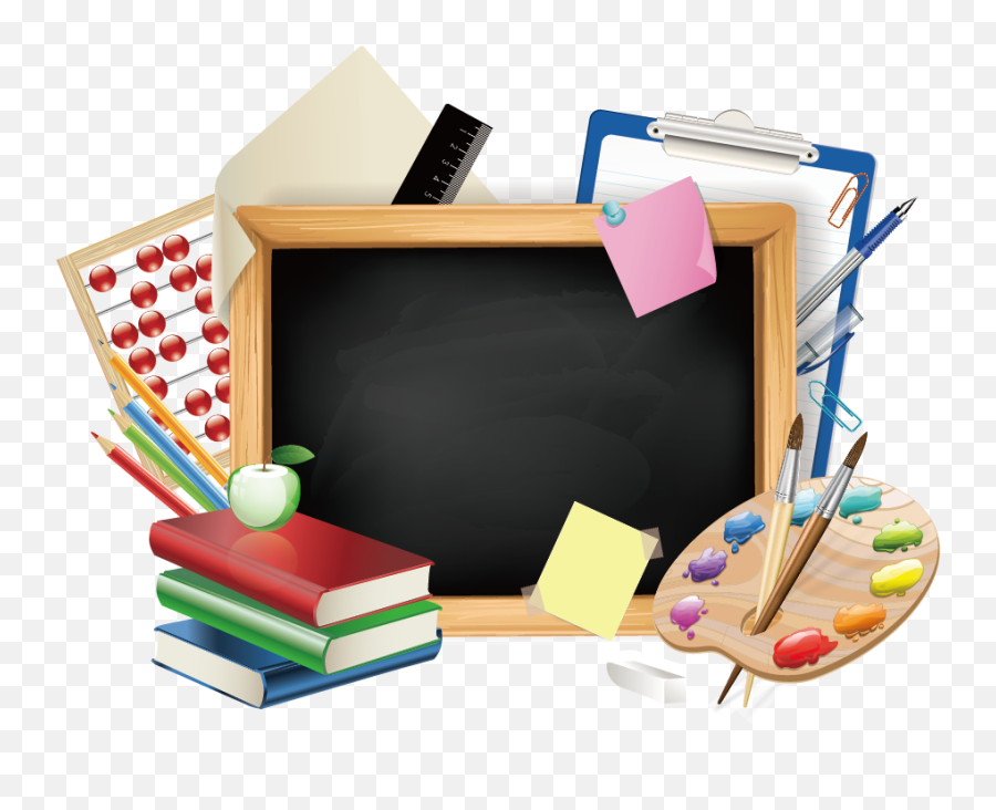 Free Png Back To School - Konfest School Supplies Png,School Books Png