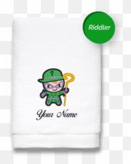 Premium Towels Villain Edition - Cartoon Png,Riddler Png