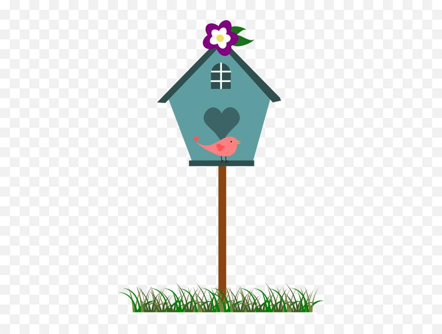 Download Hd Home Clipart Buildings - Bird House Clipart Clip Art Bird House Png,House Clipart Transparent