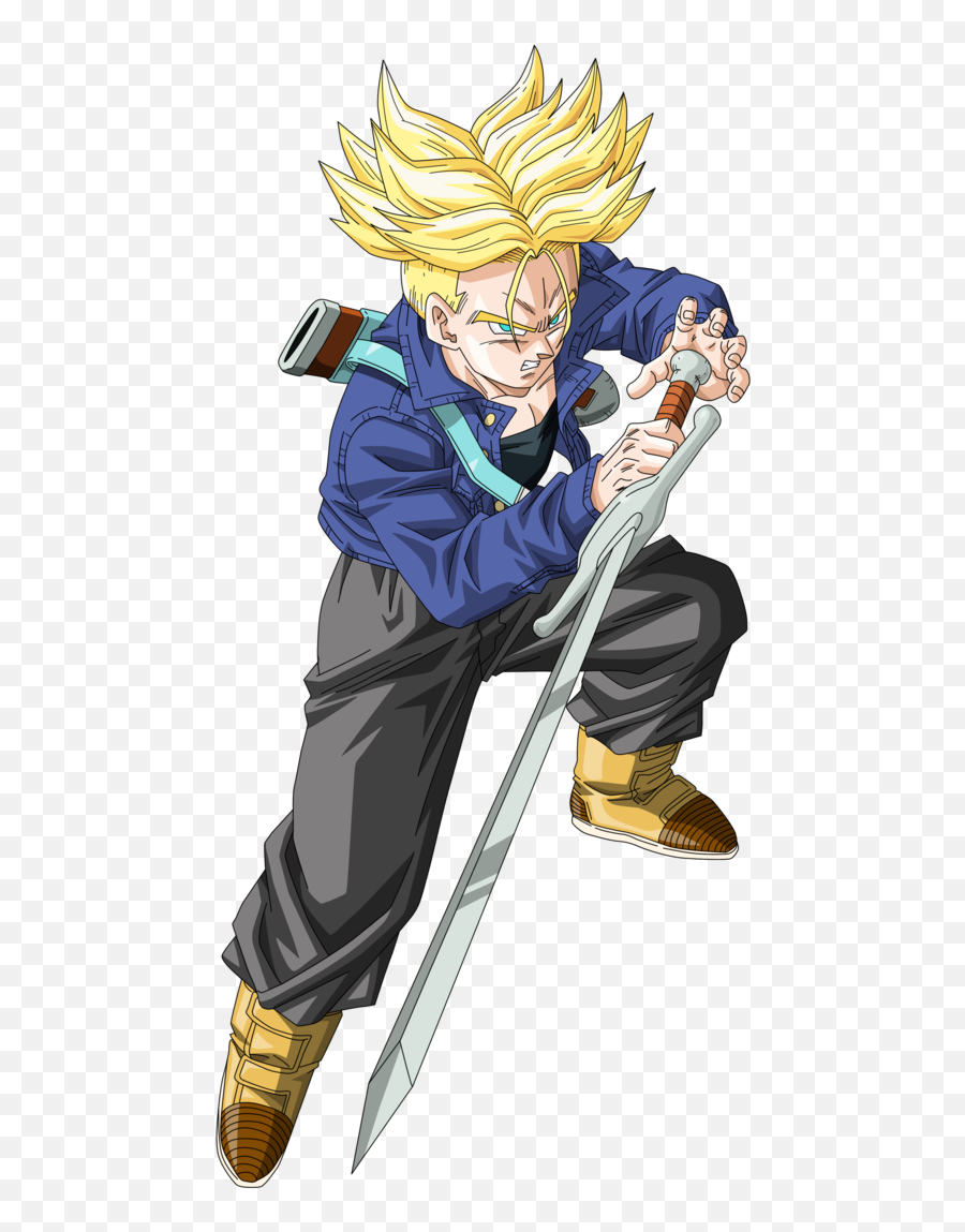 Dbz Future Trunks Ssj Transparent Png - Future Trunks Super Saiyan,Future Trunks Png