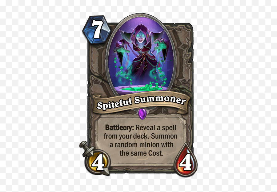 Six Card Nerfs Coming - Naga Sea Witch Spiteful Summoner Shaman Custom Hearthstone Cards Png,How To Rank Up Your Summoner Icon Worlds 2016