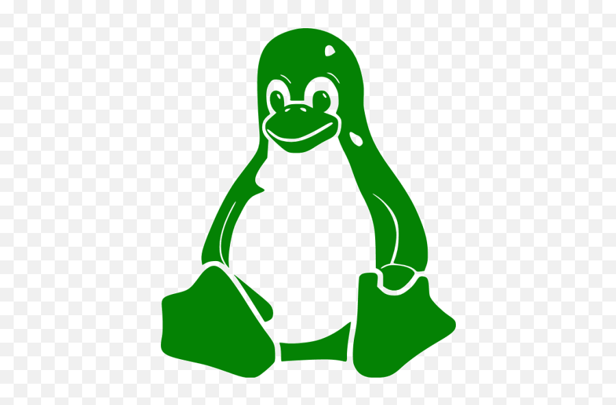 Green Linux Icon - Free Green Operating System Icons Tux Linux Green Icon Png,Windows Vista Icon Size