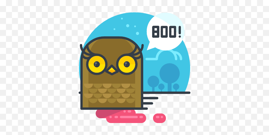 Boo Halloween Owl Scary Spooky Icon Png Free