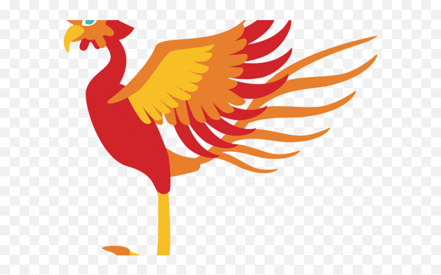 Phoenix Flag Clipart Number - Bird Phenix Png Download,Phoenix Bird Png