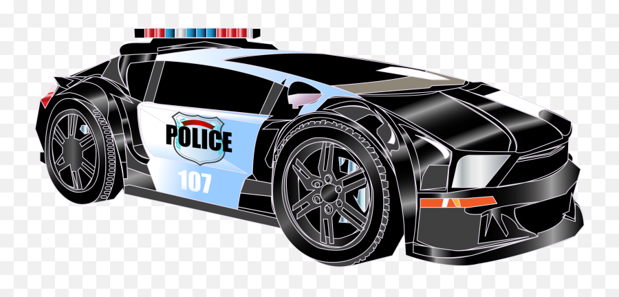 Library Of Police Car Png Freeuse Download Transparent - Police Clip Art Car,Car Clipart Transparent Background