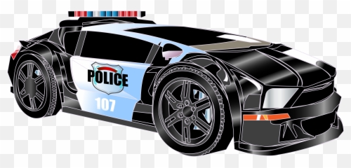 Library Of Police Car Png Freeuse Download Transparent - Police Clip Art Car,Car Clipart Transparent Background