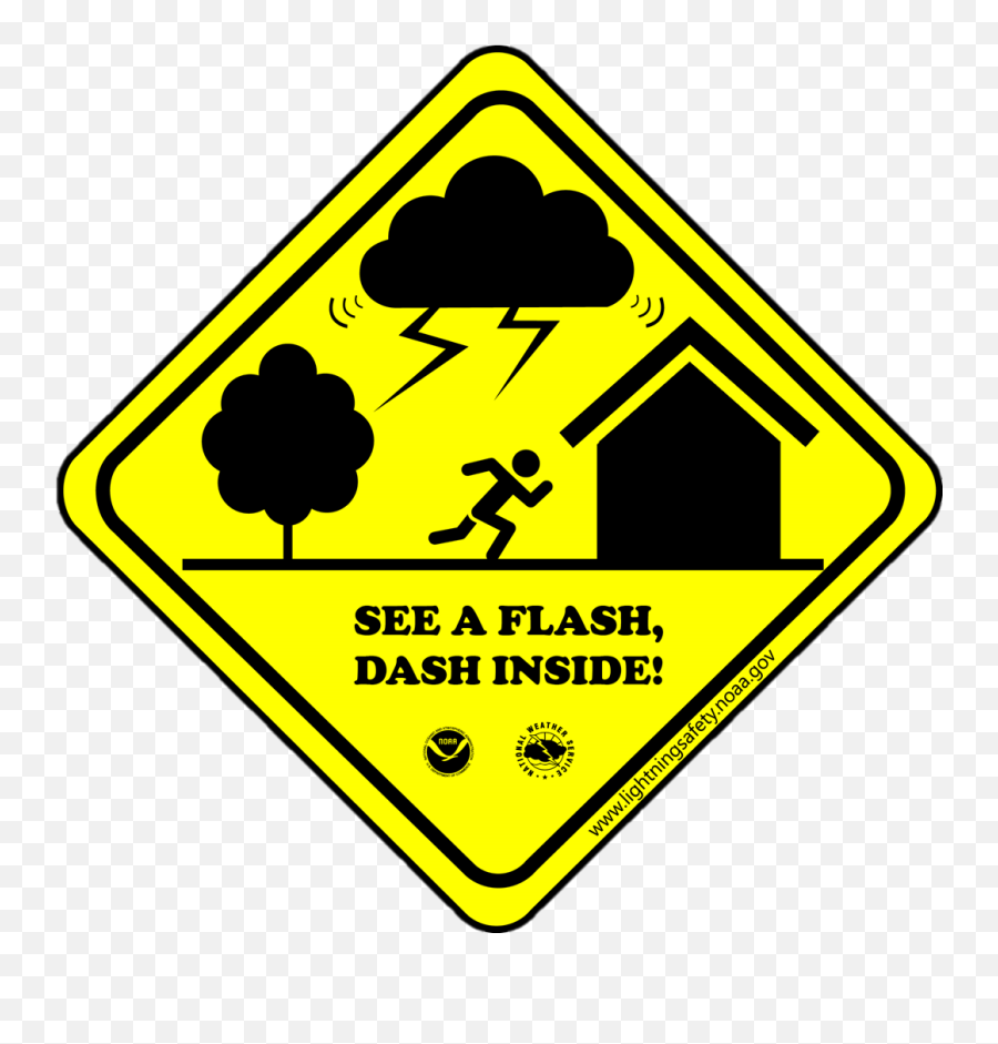 Lightning Safety Tips And Resources - Lightning Safety Sign Png,Lightening Icon