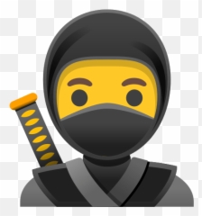 Ninja Emoji - Ninja png