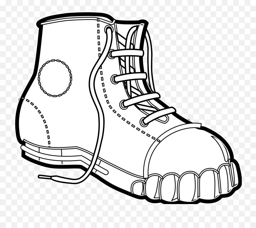 Boot Print Clip Art - Clipartsco Boot Black And White Png,Shoe Print Png