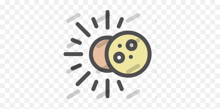 Eclipse Icon Iconbros - Sol Con Figuras Geometricas Png,Yawn Icon