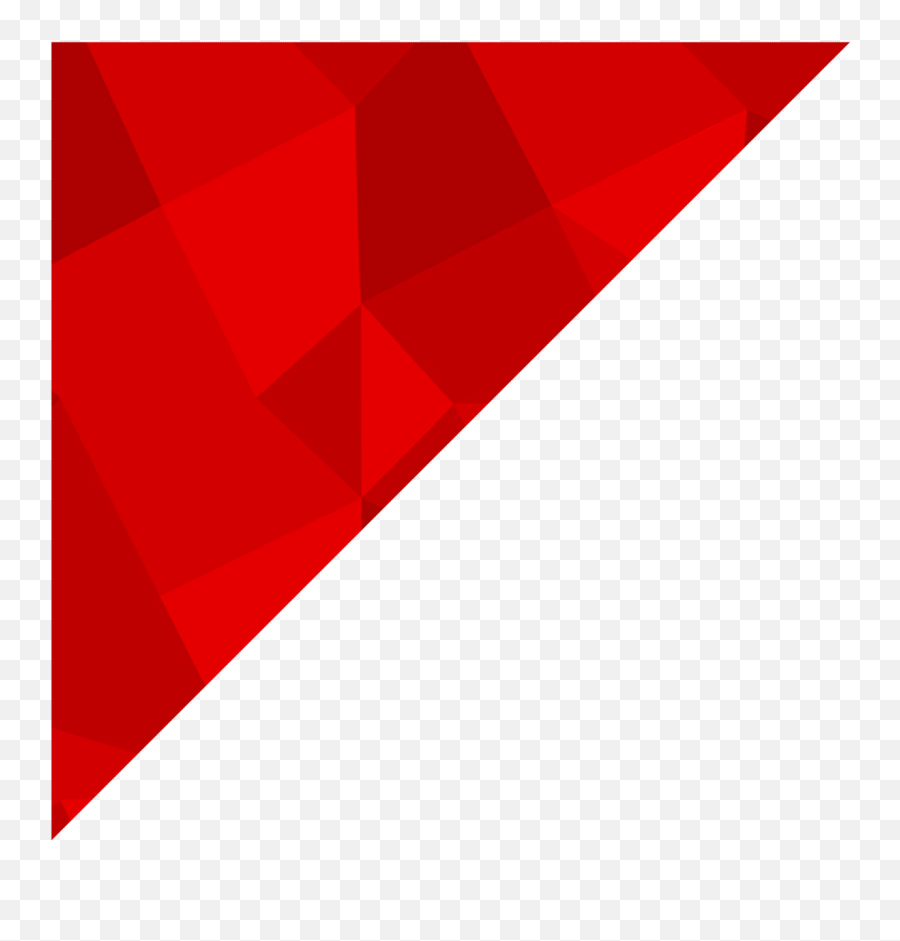 Red Triangle Corner Png - Triangle Pattern Png,Red Triangle Png