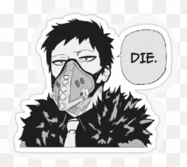 Anime X2u2022 - Bnha Tickers Black And White png