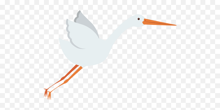 Cartoon Stork Icon - Canva Png,Stork Icon