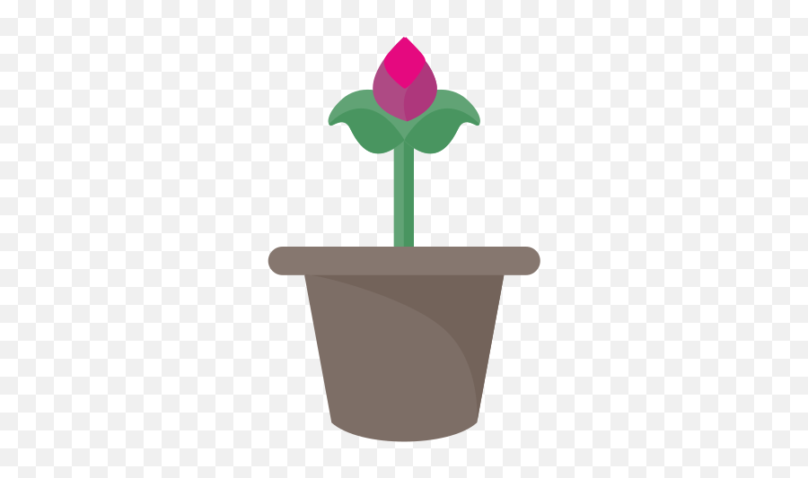 Download Vector Image For Logotype By Keywords Pot Flower - Vertical Png,Plant Pot Icon