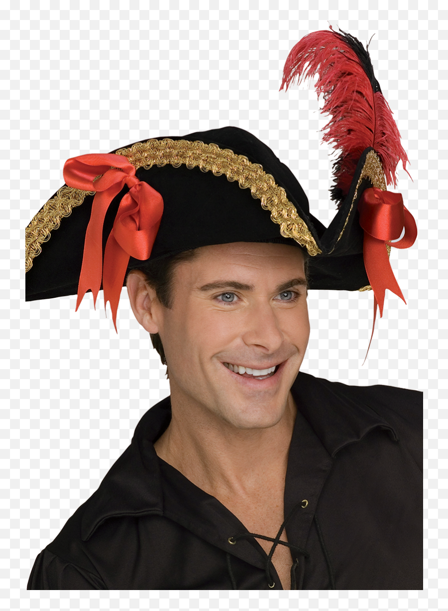 Black Gold Pirate Hat - Pirate Hat Png,Pirate Hat Transparent
