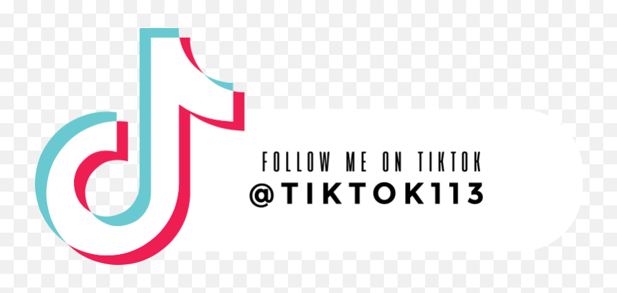 Follow Me Tiktok Window Decal Png Bling Effect Icon