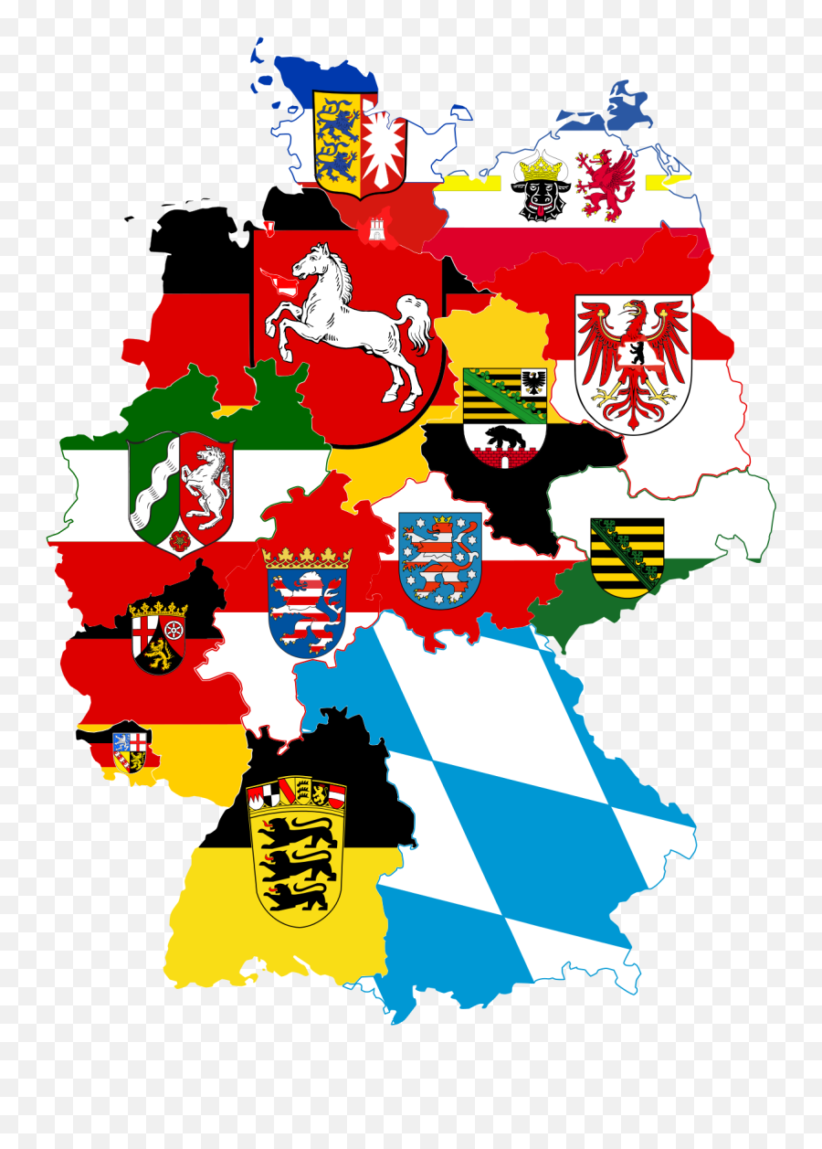 Flags Of German States - Flags In Germany Png,German Flag Transparent