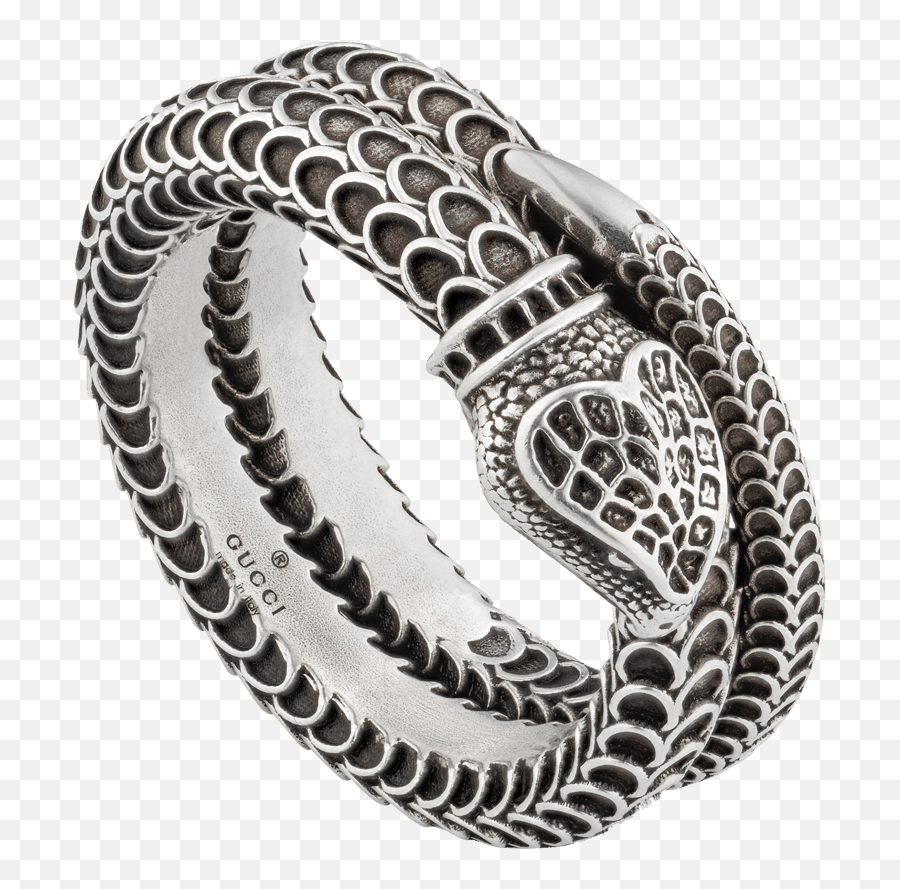 Gucci Garden Silver Snake Ring Png