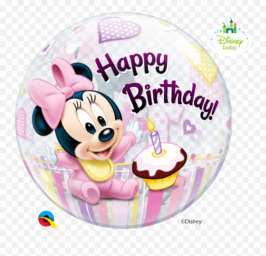 Baby Minnie Mouse Png - Transparent Mickey Mouse Birthday Happy Birthday 1st Png Mickey Mouse,Mickey Mouse Png Images