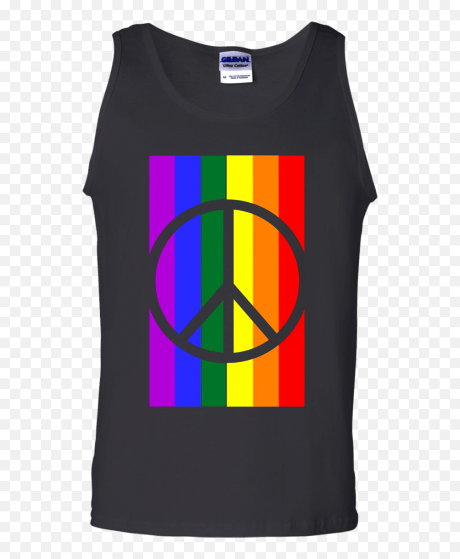 Download Gay Lesbian Rainbow Flag Peace Sign Pride T - Shirt Circle Png,Gay Pride Flag Png
