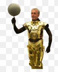 Download Hd Personanthony Daniels Without His C3po - Anthony Daniels Inside C3po Png,C3po Png