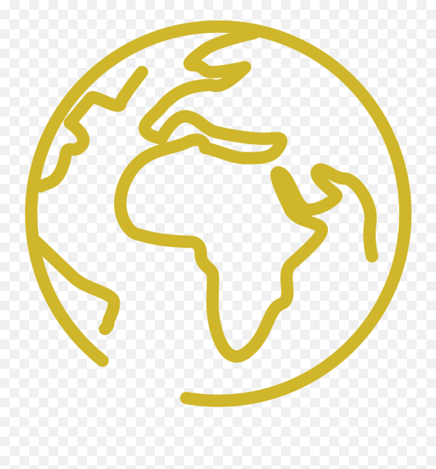 Download Globe Icon Gold - Globe Icon Gold Png,Gold Globe Png