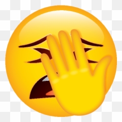 Emoji U2013 The Official Brand Tired Face Facepalming - Emoji Png