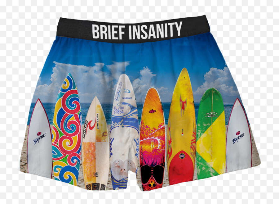 Surfboard Boxer Shorts - Boxer Shorts Png,Boxers Png