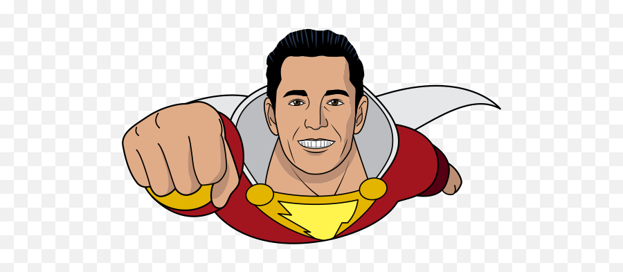 Shazam Flying - Cartoon Png,Superman Flying Png