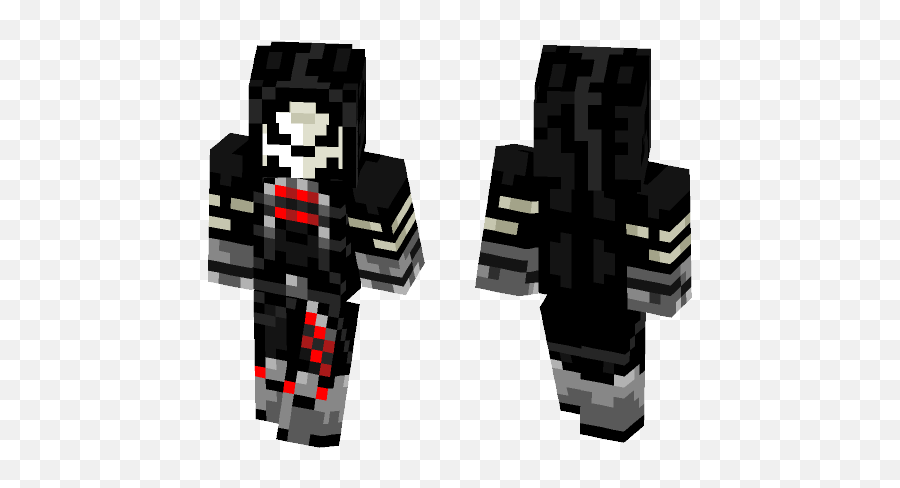 Reaper Overwatch Minecraft Skin - Wither Boss Skin Minecraft Png,Reaper Overwatch Png