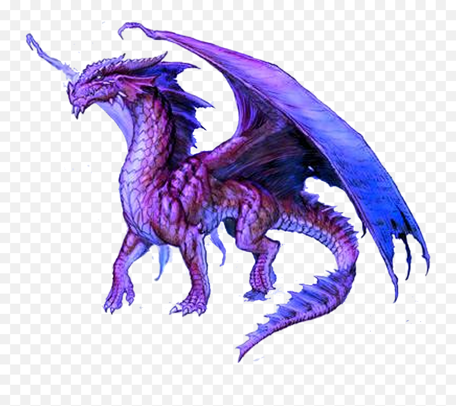 Dragon Free Png Transparent Image - Purple Dragon,Dragon Clipart Transparent Background