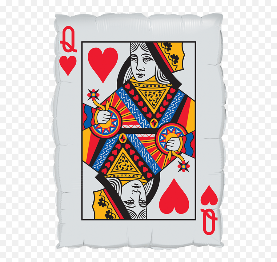 Vezina Party Centre Super Shape Mylar Balloon - Queen Of Heart S And Ace Of Spades Queen Of Hearts Playing Card Png,Ace Of Spades Card Png