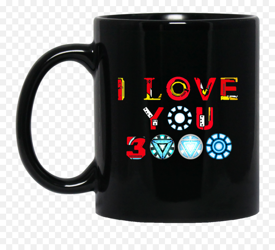 I Love You 3000 Arc Reactor Mug For Fan - Proof That Tony Stark Has A Heart Png,Arc Reactor Png