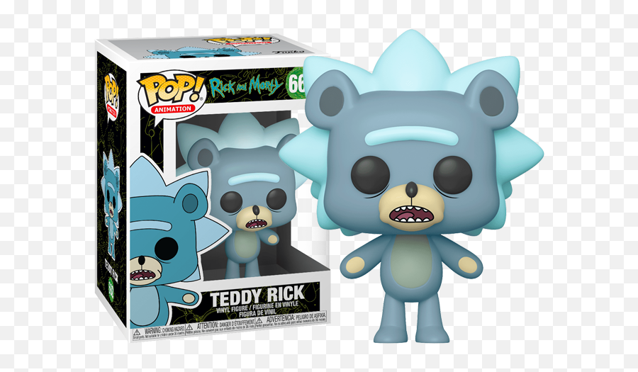 Funko Pop Vinyl Figures - Teddy Rick Blindboxeu Figurine Pop Rick And Morty Png,Rick Png